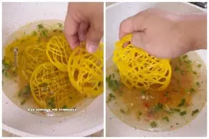 Niat hati ikuti arahan penjual, momen wanita kelamaan rendam kerupuk di air garam ini endingnya kocak