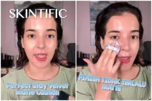 Tasya Farasya approved, ini review Skintific Stay Velvet Matte Cushion yang dibanderol Rp 180 ribuan