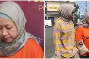 Usai ditetapkan jadi tersangka aniaya 2 balita, Meita Irianty bungkam dan tak ada permintaan maaf