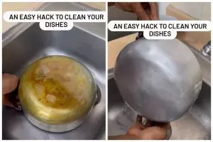 Tanpa cuka dan baking soda, ini trik membersihkan kerak panci agar kinclong lagi pakai 1 alat dapur