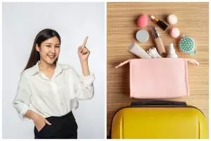 [KUIS] Berapa banyak makeup yang dibawa dalam tas ini tunjukkan kamu 'si serba ada' atau 'si simpel'