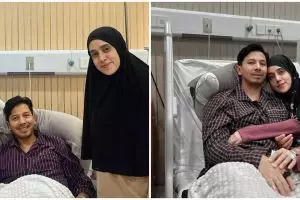 Alami penyumbatan darah, momen Sonny Septian latihan jalan didampingi Eza Gionino ini bikin haru