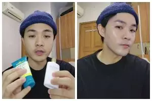 Sama-sama ampuh cerahkan dan beri efek calming, battle review physical sunscreen Amaterasun & Skin1004