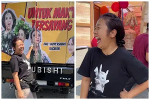 Momen kocak Soimah dapat kiriman makanan dari Happy Asmara, serasa jadi juragan toko oleh-oleh dadakan