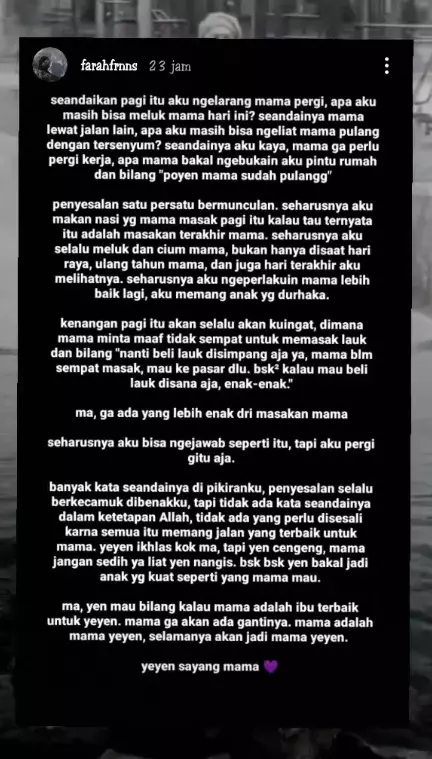 ungkapan anak korban bikin mewek © berbagai sumber