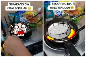Wanita ini dibuat shock dengan bakwan jagung buatan suami, ukurannya di luar ekspektasi