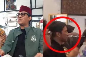 Momen Desta ikut gabung bareng wartawan saat Andre Taulany prekon soal perceraian ini bikin ngakak
