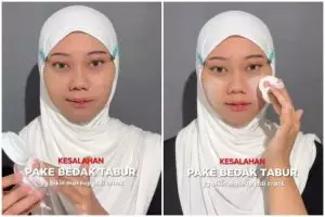 Asal pakai bisa bikin makeup crack, ini trik gunakan bedak tabur agar riasan tetap stay sepanjang hari