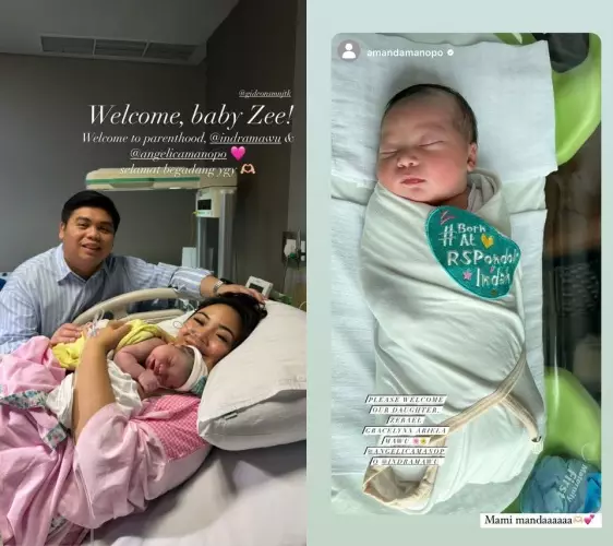 Amanda Manopo temani kakak lahiran © Instagram