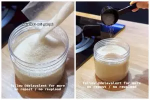 Tak perlu silica gel, cara simpan gula pasir biar nggak menggumpal di toples ini pakai 1 bahan dapur