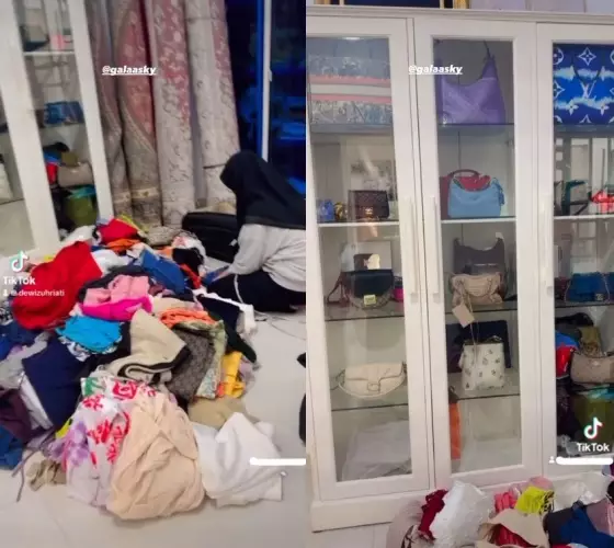 keluarga Haji Faisal barang peninggalan Vanessa © Instagram