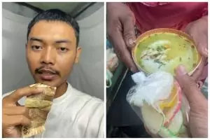 Pria ini hemat banget cuma modal Rp5.000 bisa beli 3 menu makanan untuk seharian, kok bisa?