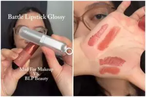 Battle review glossy lipstik BLP Beauty dan Mad For Makeup, mana yang lebih nyaman di bibir?