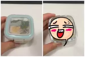 Bagikan momen menyantap bekal di kantor, penampakan isi lunchbox warganet ini bikin geleng kepala