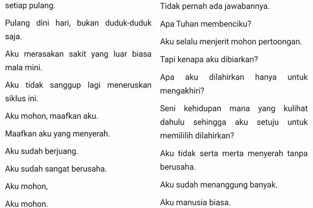 isi buku diary mahasiswi ppds undip © TikTok