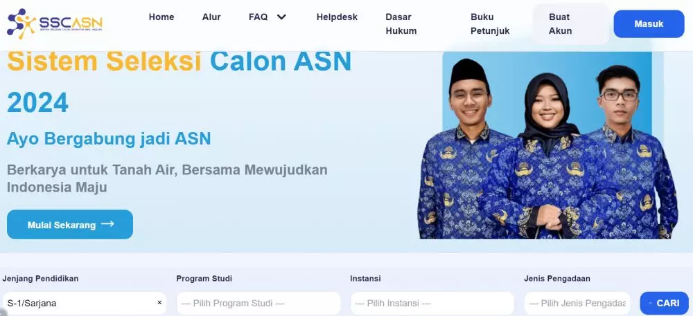Pendaftaran CPNS 2024 dan cara cek formasi dan login akun SSCASN © 2024 brilio.net