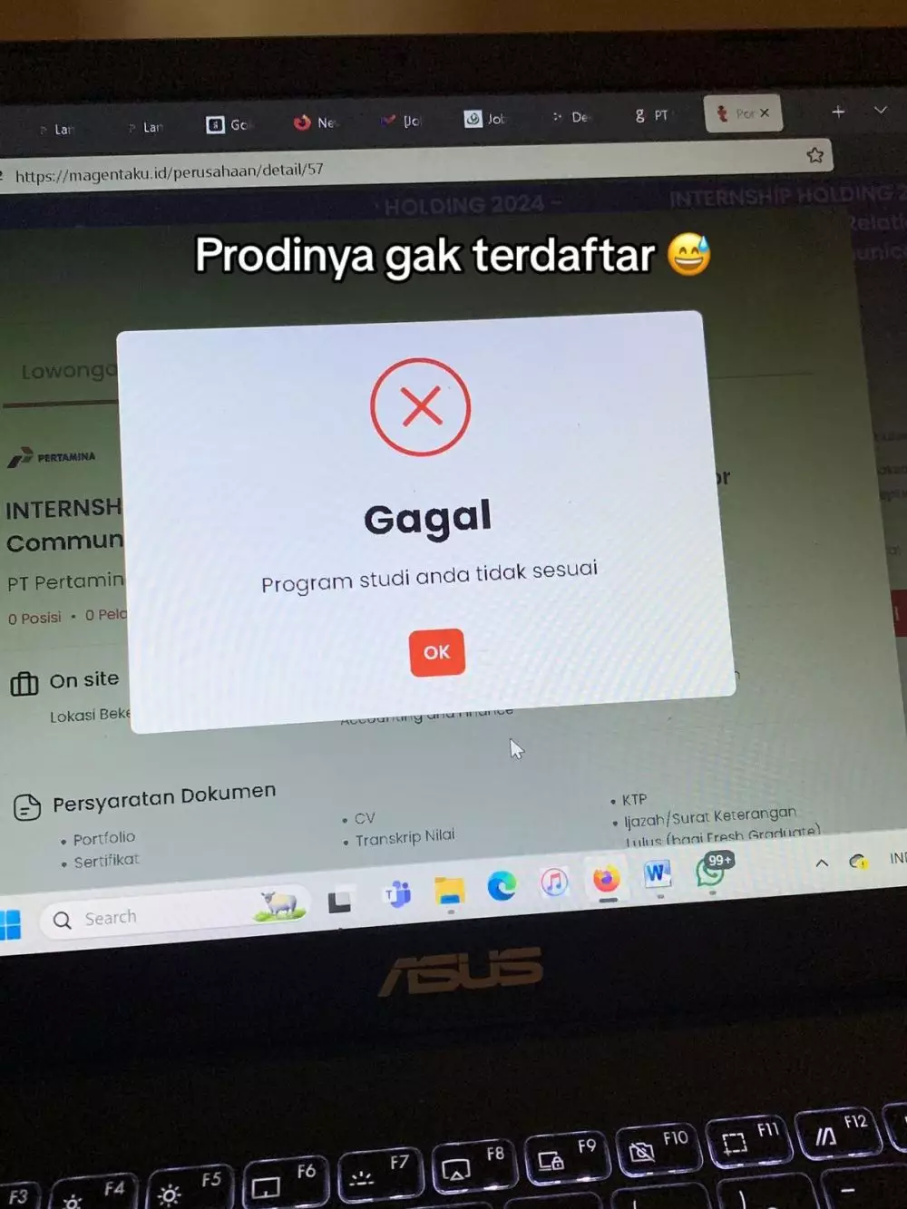wanita melamar tapi kampusnya tidak terdaftar © TikTok wanita melamar tapi kampusnya tidak terdaftar © TikTok
