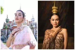 [KUIS] Jalan-jalan ke Bangkok pakai baju tradisional Thailand, kira-kira kamu secantik seleb siapa?