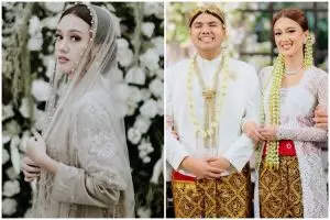 9 Detail makeup Nabila Sudiro dari lamaran hingga resepsi, elegan dengan riasan soft glam