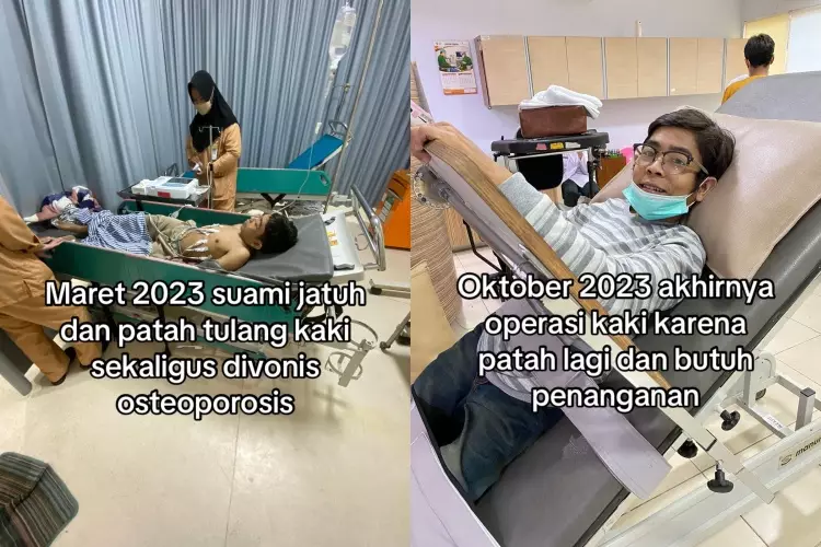 wanita Semarang temani pasangannya cuci darah © TikTok