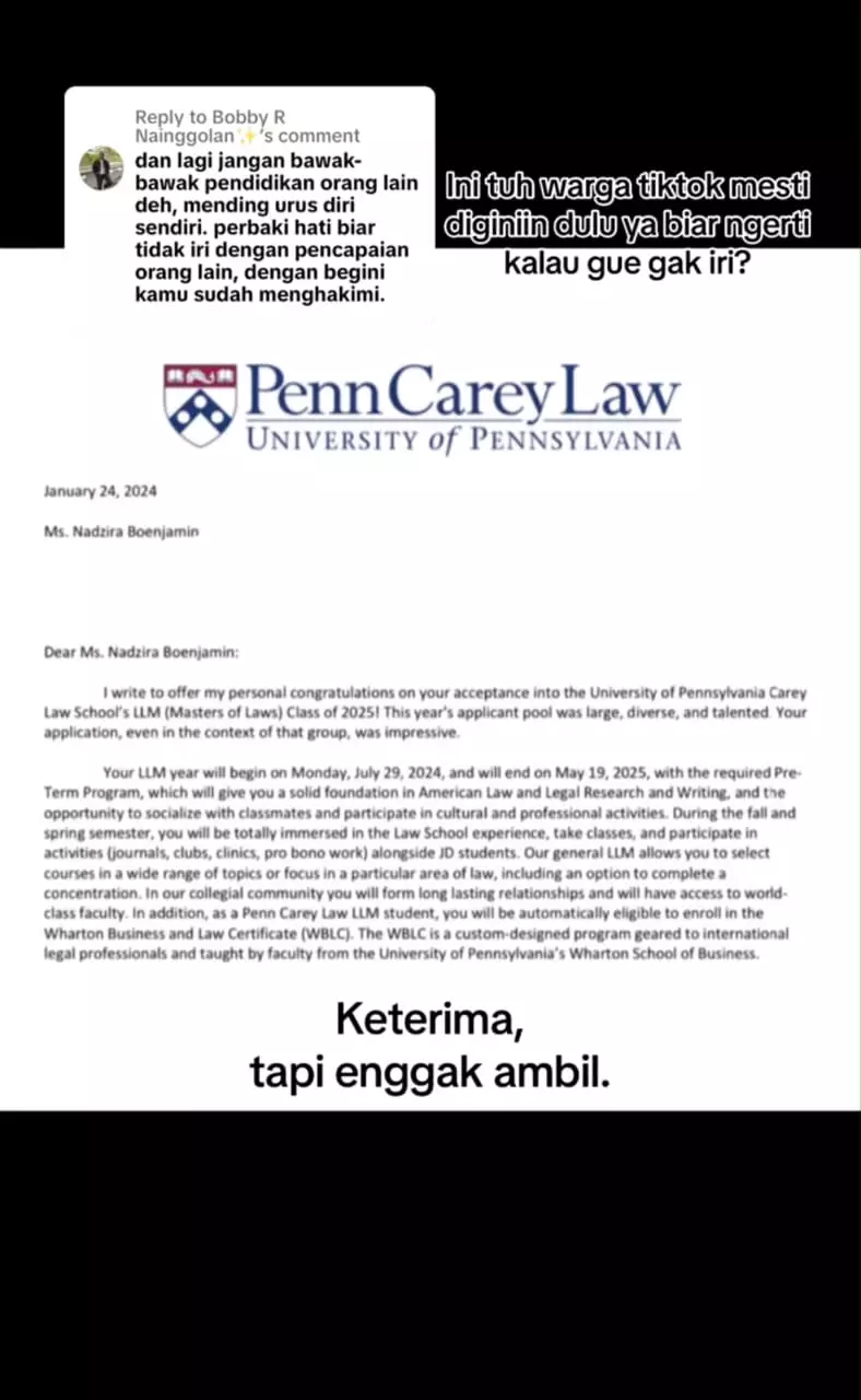 iri sama erina beri tanggapan menohok © TikTok