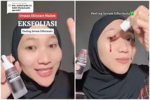 Eksfoliasi bebas iritasi, ini urutan skincare malam pakai peeling serum yang tepat agar kulit glowing