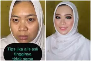 Bikin wajah lebih proporsional, MUA ini bagikan cara atasi alis tinggi sebelah pakai teknik khusus