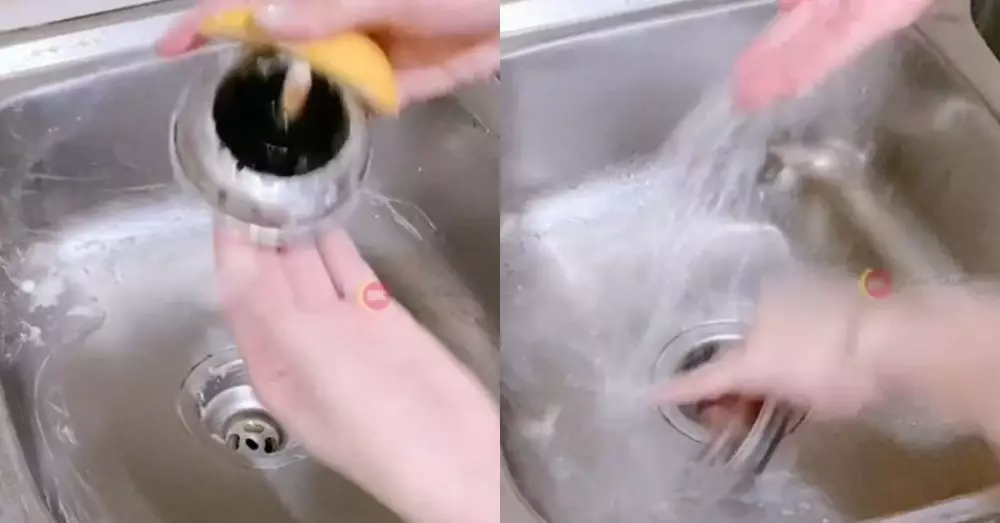 Trik atasi wastafel bau dan kusam cuma modal 2 bahan © TikTok Trik atasi wastafel bau dan kusam cuma modal 2 bahan © TikTok