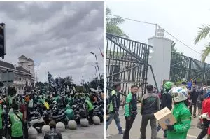 6 Isi tuntutan driver ojek online yang turun ke jalan lakukan demo, keluhkan pendapatan berkurang