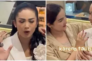 Momen Ashanty dianggap menoyor kepala Kris Dayanti ini tuai kritikan, aksinya dianggap kurang sopan