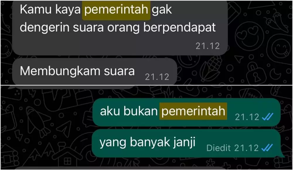 Cerita cowok nggak mau lagi kritik pemerintah TikTok Cerita cowok nggak mau lagi kritik pemerintah TikTok