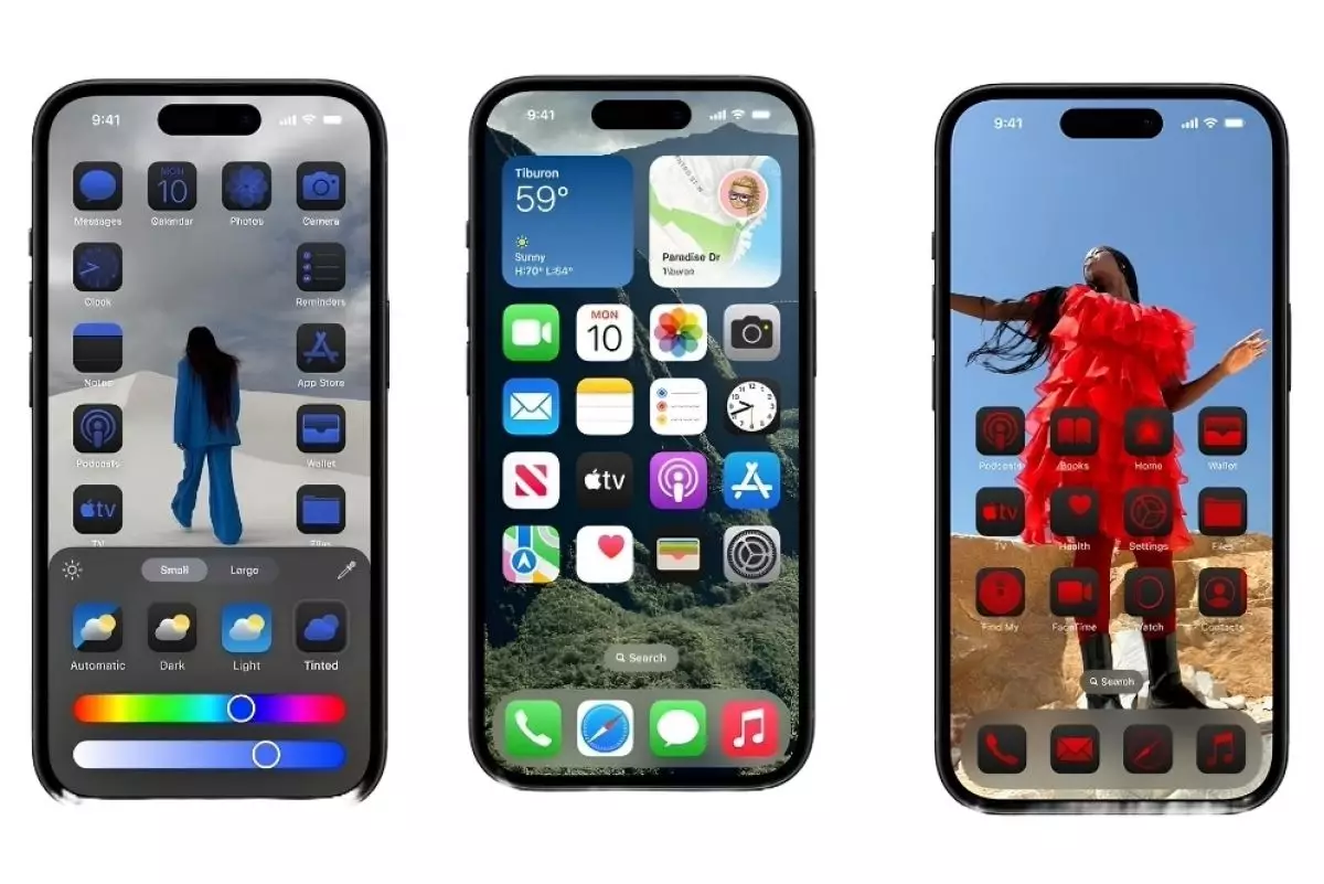 Cara menyesuaikan layar beranda iPhone di iOS 18 versi beta