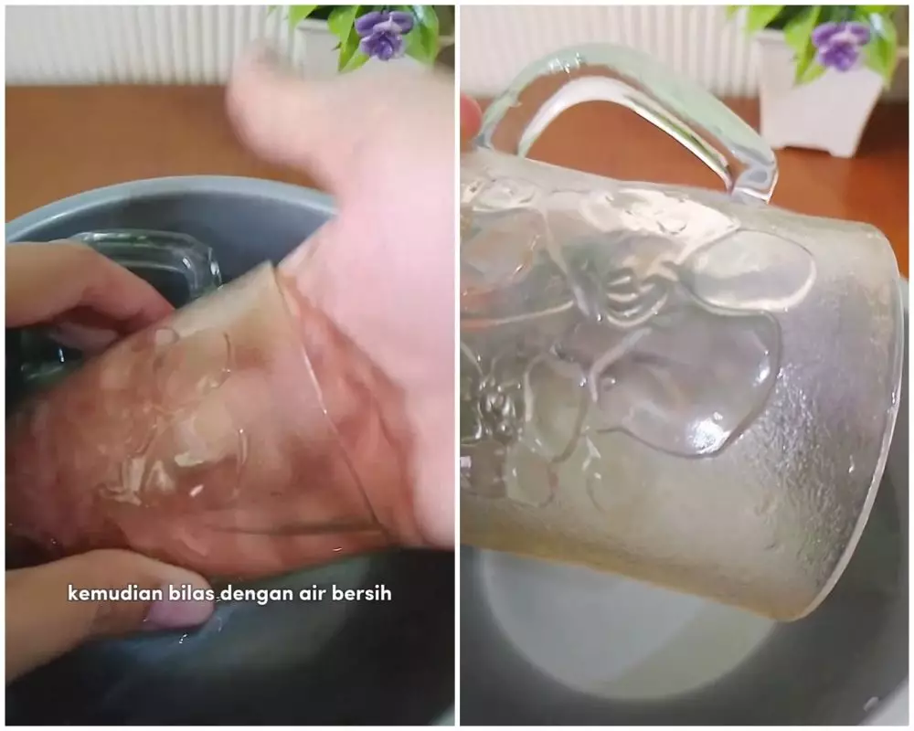 trik cepat hilangkan noda kusam di gelas kaca © Instagram trik cepat hilangkan noda kusam di gelas kaca © Instagram