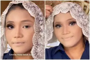 Tanpa skot mata, cara bikin mata kecil jadi bulat bak boneka ini cuma pakai trik makeup khusus
