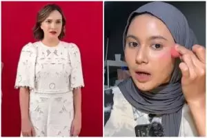 Tak perlu sewa MUA kayak Shandy Aulia, ini tutorial makeup foto KTP di wajah berjerawat anti flashback