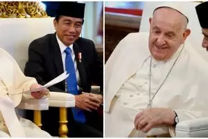 Ikuti langkah Paus Fransiskus, momen Jokowi pakai Innova saat pulang ke Bogor disorot