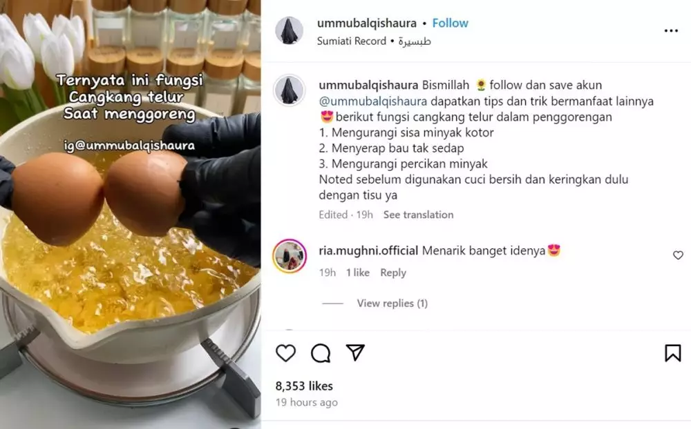 Instead of using garlic, here's a trick for frying food so the oil