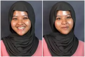 Transformasi makeup cewek wajah bulat kulit sawo matang ini auto pangling, disebut mirip idol K-Pop