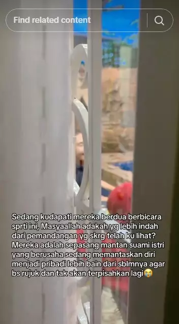 momen haru ayah ibunya rujuk © TikTok momen haru ayah ibunya rujuk © TikTok
