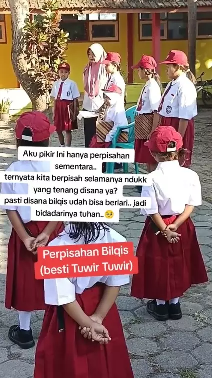 Bilqis Tuwir Tuwir meninggal © TikTok Bilqis Tuwir Tuwir meninggal © TikTok