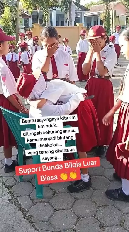 Bilqis Tuwir Tuwir meninggal © TikTok Bilqis Tuwir Tuwir meninggal © TikTok
