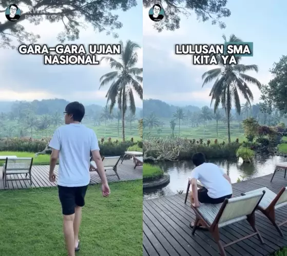 Pria ini bagikan dampak ujian nasional © Instagram