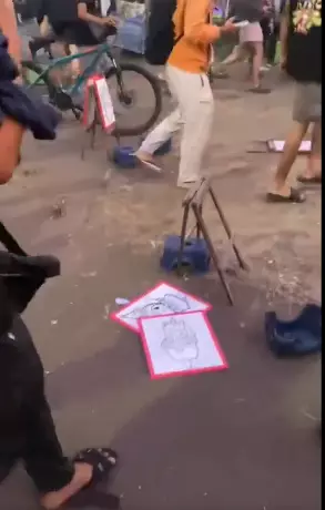 Reza Arap ganti rugi jualan pedagang kaki lima berbagai sumber