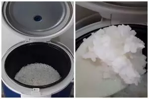 Cara menanak nasi putih agar lebih rendah gula tanpa diberi minyak kelapa