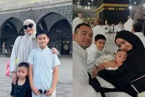 6 Potret Nagita Slavina saat umroh, tampil anggun menawan
