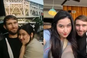 Unggahan terbarunya disebut jadi tanda pernikahan, ini 6 momen mesra Stephanie Poetri dan Asher Novkov