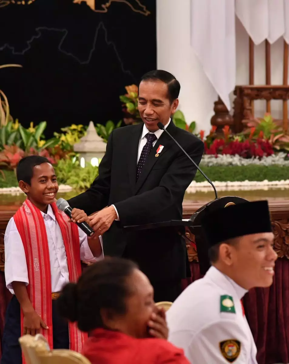 Joni lulus calon Bintara TNI © Instagram