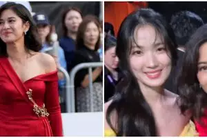 Sudah cocok jadi satu circle, ini 5 momen akrab Dian Sastrowardoyo bareng seleb Korea 