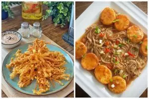 11 Inspirasi masakan rumahan sehari hari dari olahan jamur enoki, lezat, gurih, dan mudah dibuat
