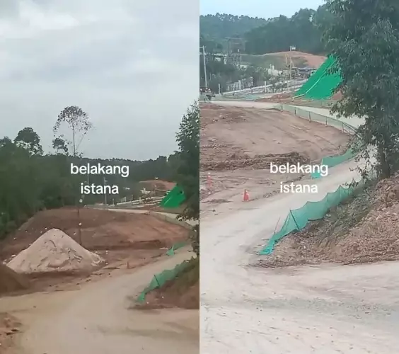 bagian belakang istana IKN © X bagian belakang istana IKN © X